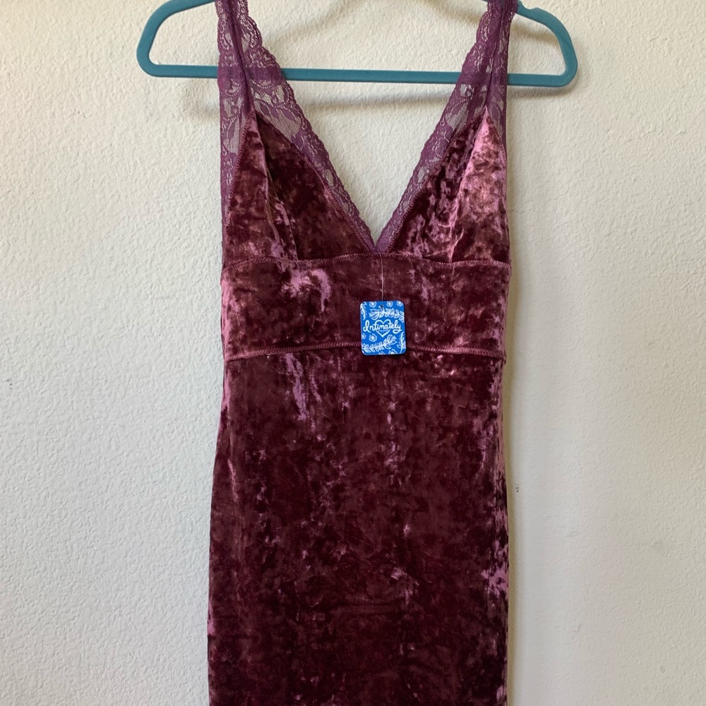 Velvet mini dress